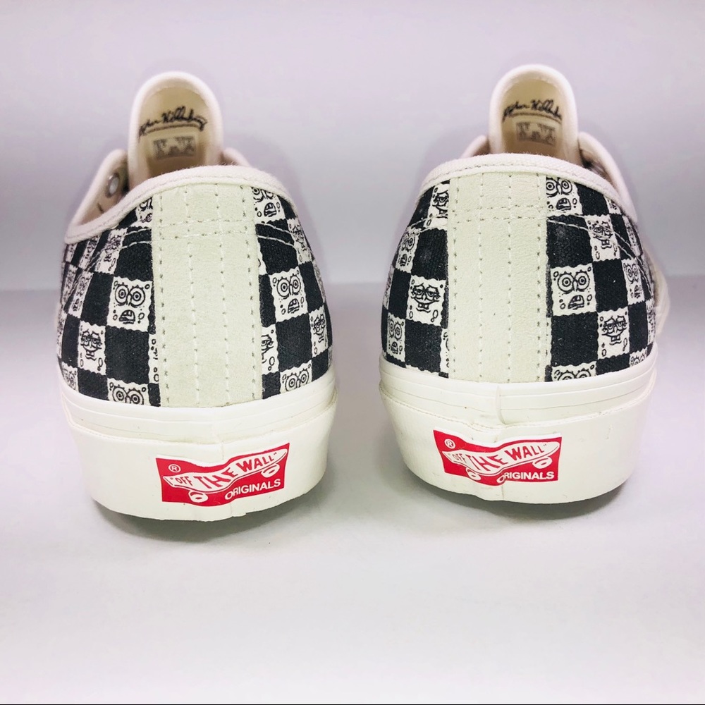 Vans Authentic LX Spongebob Beige & Black Sneakers - Picture 6 of 8